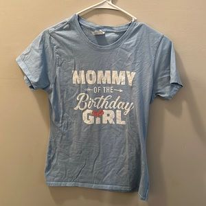 Mommy of the birthday girl t-shirt